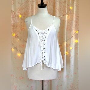 Phanuel front laced tank